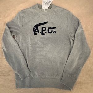 A.P.C. Lacoste Gray Unisex Top